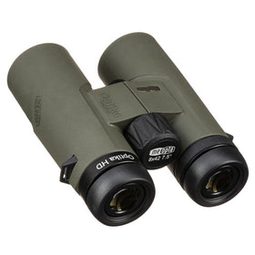 Meopta Optika HD 8x42 eyepieces close-up showing durable twist-up cups