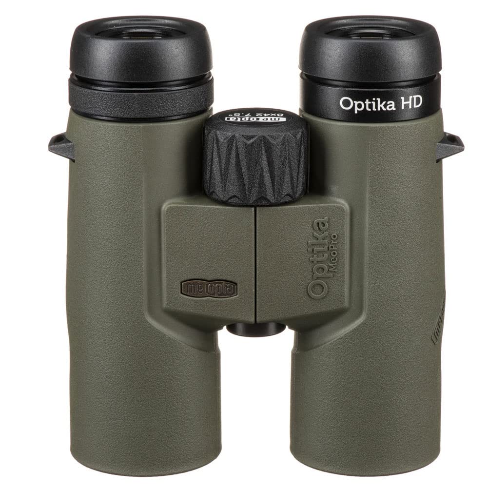 Meopta Optika HD 8x42 lens coatings close-up highlighting light transmission and color fidelity
