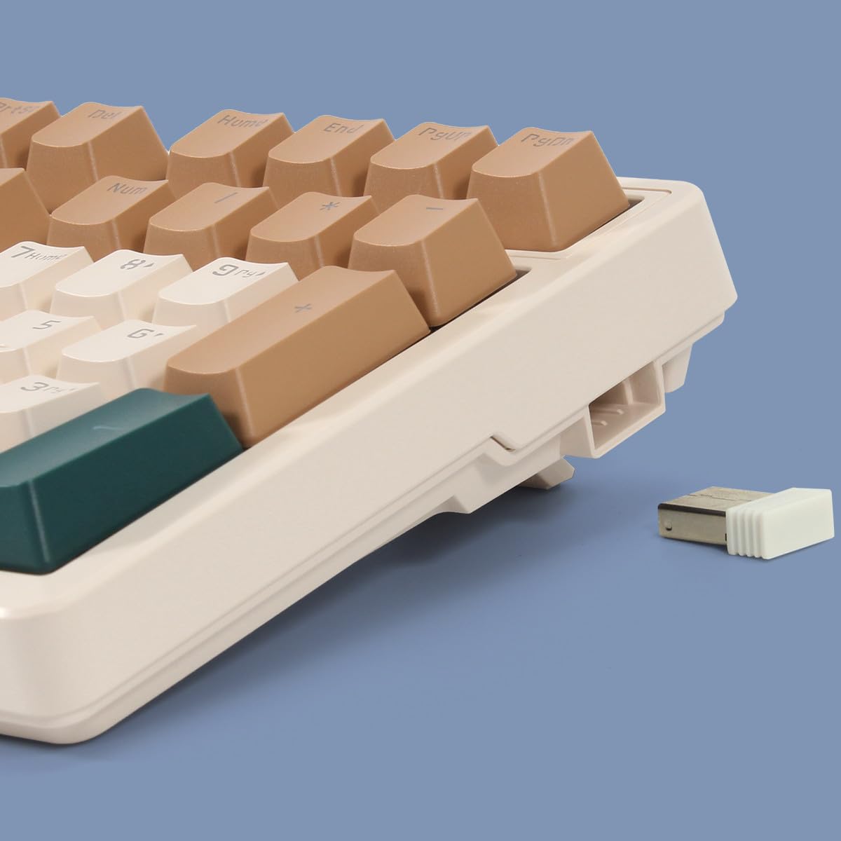 Merdia hot-swap detail as a user removes switch to customize typing feel
