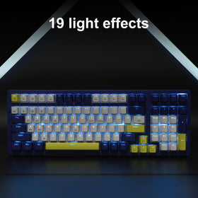 Merdia side profile showing foldable feet and stable adjustable typing angle