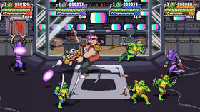 Merge Games gameplay with four turtles cooperating illustrating tight combat teamwork