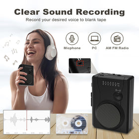 Mersoco AM/FM radio with extended antenna for strong reception