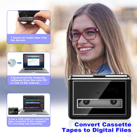 Mersoco auto-reverse Walkmaner design enables seamless playback.