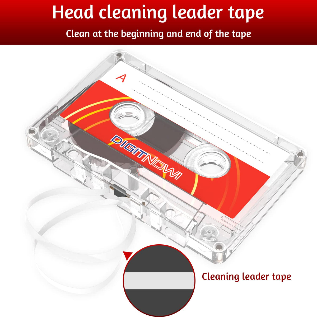 Mersoco blank tape on portable players for on-the-go recording