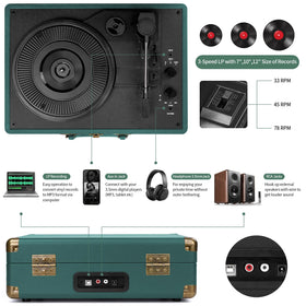 Mersoco built-in stereo speakers front profile giving immediate room-filling sound