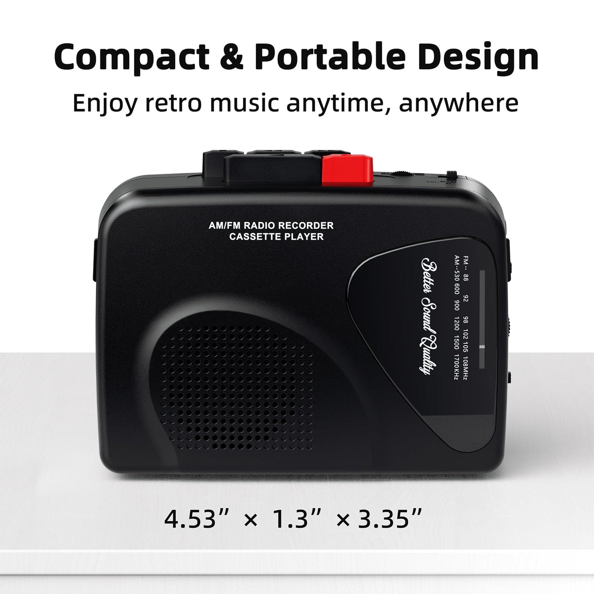 Mersoco cassette player earphones for private listening on the go.