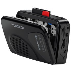 Mersoco cassette player front view with travel-friendly design for everyday listening.