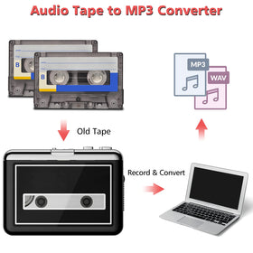 Mersoco cassette player side view highlighting compact travel-friendly design.
