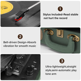 Mersoco connected via RCA to external speakers demonstrating louder audio potential