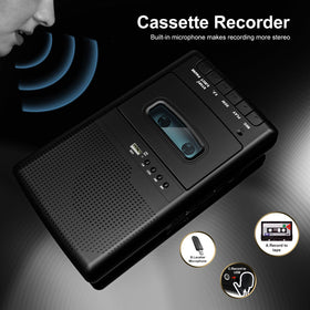 Mersoco portable cassette player rear view emphasizing built-in speaker