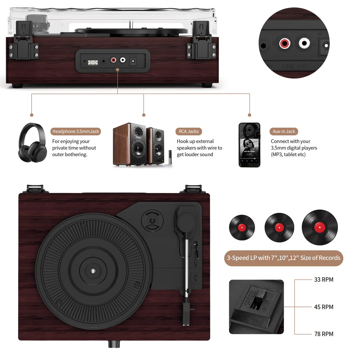 Mersoco speaker and control panel visible, offers easy access and clear sound
