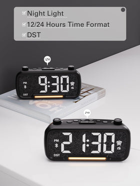 Mesqool 12/24-hour display with DST adjustment for precise timekeeping