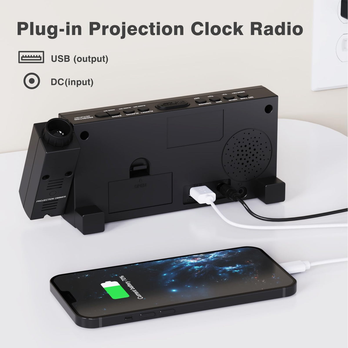 Mesqool sleep timer turns off radio after set minutes