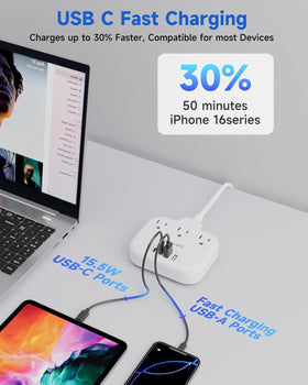 meta-ant adapter offers four USB ports for phones, tablets, and cameras.