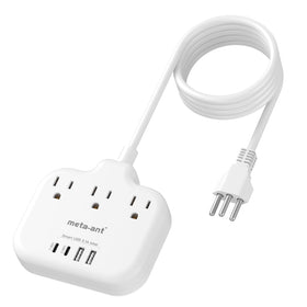 meta-ant Switzerland travel plug adapter Type J powering devices in Swiss outlets.