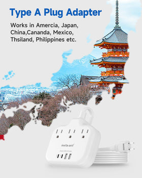 Meta-ant compact travel footprint suitable for luggage and cruises