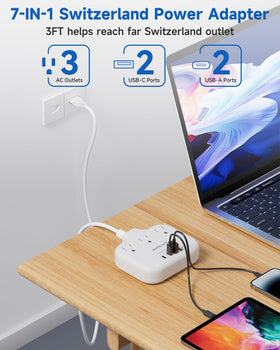meta-ant USB-C ports deliver fast charging for compatible devices.