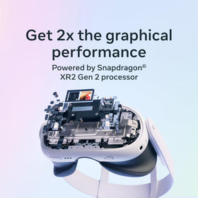 Meta Quest 3 512GB Passthrough cameras support vivid mixed reality