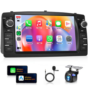 METEESER 4+64G car stereo dashboard display for Toyota Corolla E120/E130 improves navigation.