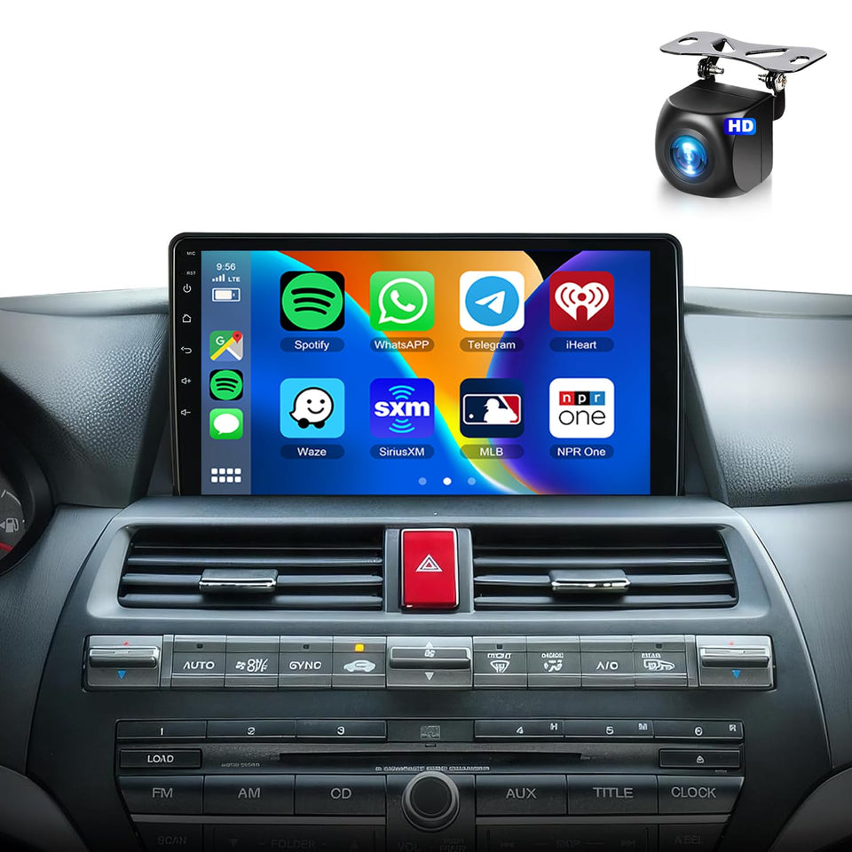 METEESER 10 inch touchscreen enhances navigation and media access in the Honda Accord.