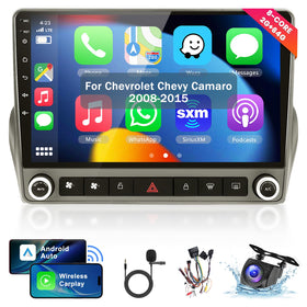 METEESER 5G WiFi Android 15 car stereo for Camaro 2008–2015 with seamless connectivity.