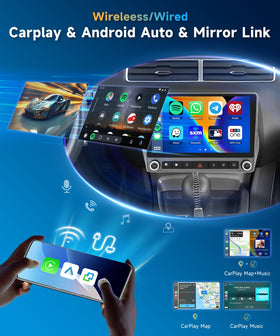 METEESER 9-inch HD IPS touchscreen delivers crisp visuals on the go.