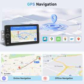 METEESER Bluetooth FM radio module for hands‑free calls and streaming.