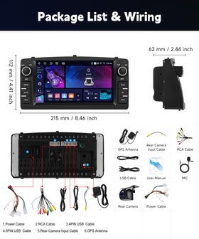 METEESER Bluetooth FM/RDS radio with external microphone for clear hands-free calls.