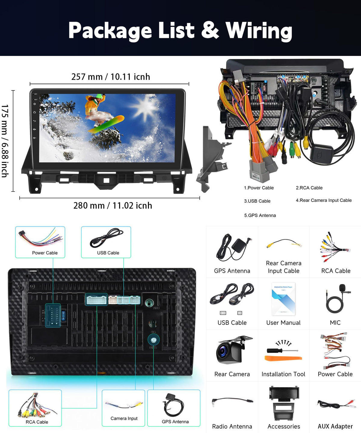 METEESER steering wheel control compatibility allows safe, convenient audio adjustments.