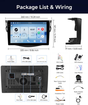 METEESER 5G WiFi and built-in GPS for fast internet and navigation