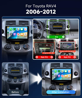 METEESER Android 15 UI on Rav4 stereo simplifies navigation