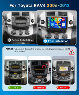 METEESER wireless CarPlay and Android Auto upgrade for Rav4 stereo