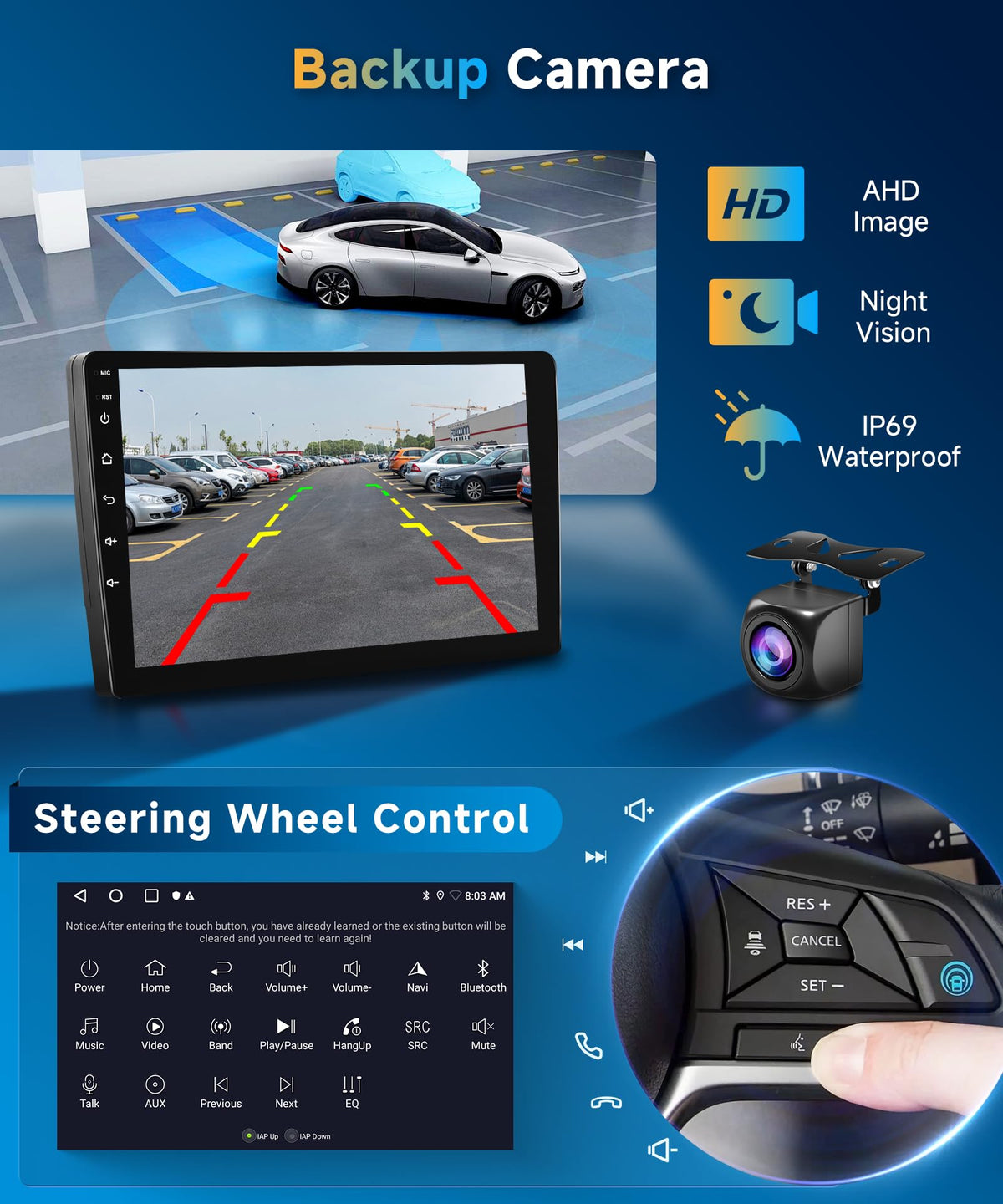 METEESER dual USB and multimedia options for music and video
