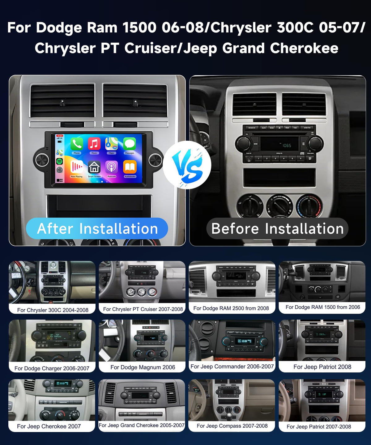METEESER wireless CarPlay and Android Auto for seamless phone use