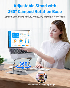 MetFut 360-degree rotation base enables flexible desk arrangements