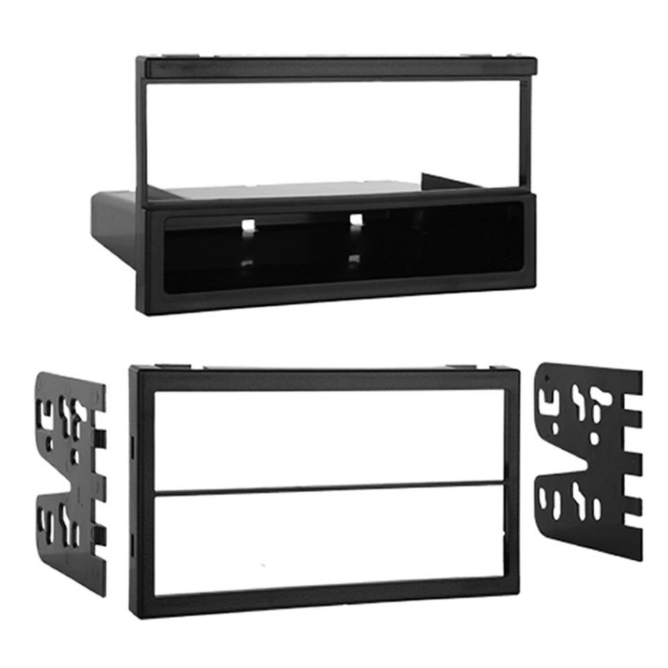 Metra 99-7505 front bezel installed showing clean factory appearance