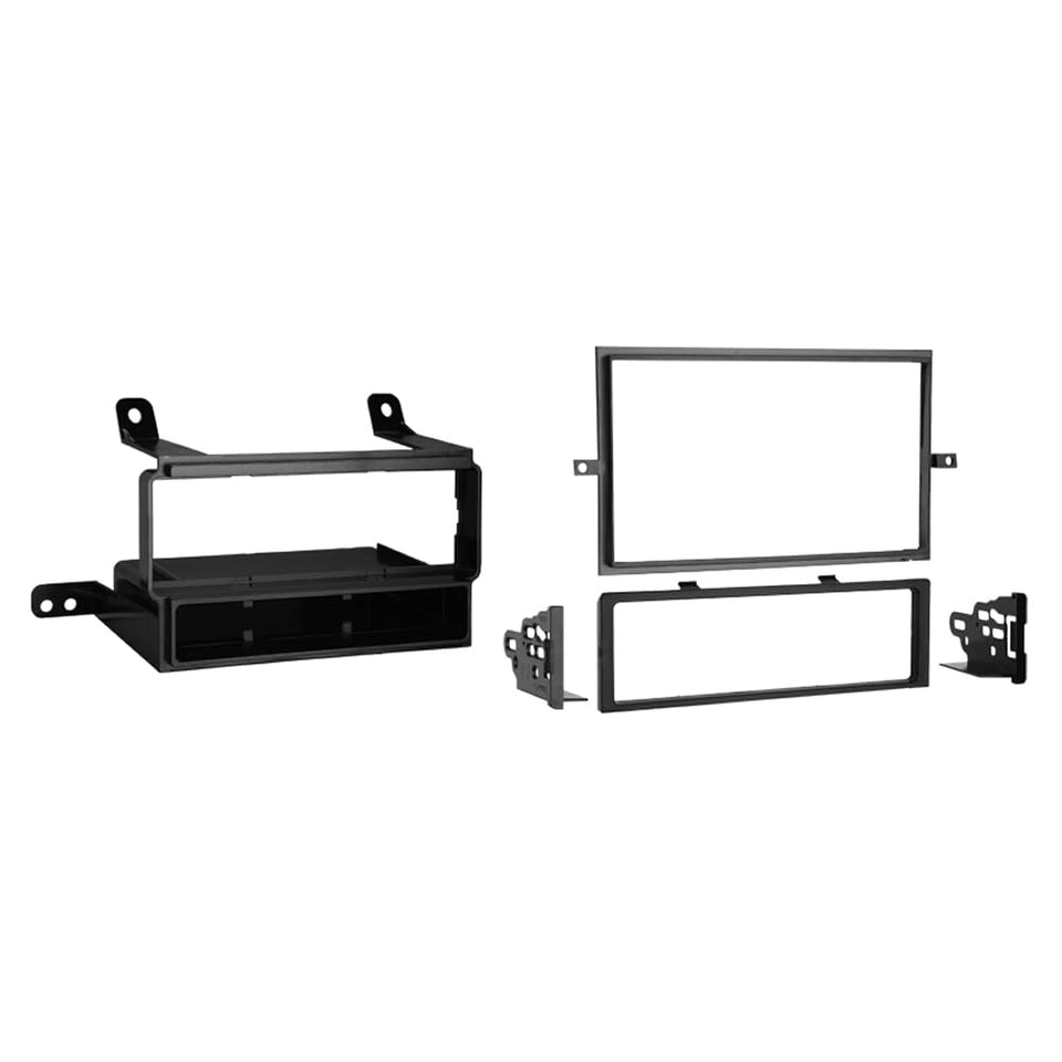 Metra 99-7581 front fascia showing clean OEM-style fit and easy installation