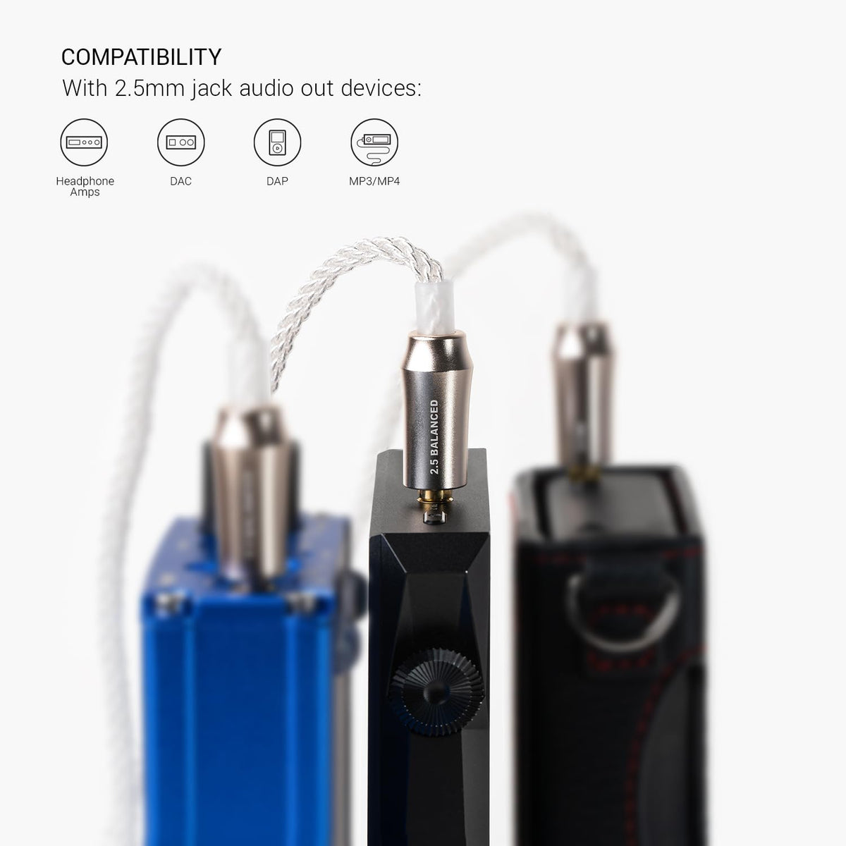 Meze Audio 99 Series soft nylon jacket enhances durability and longevity.