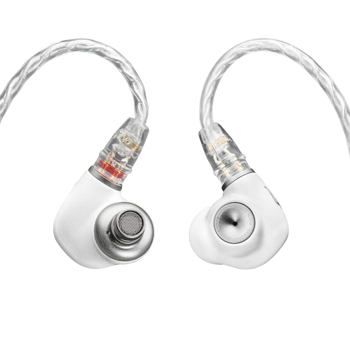 Meze Audio Alba iridescent shell closeup highlighting comfortable fit