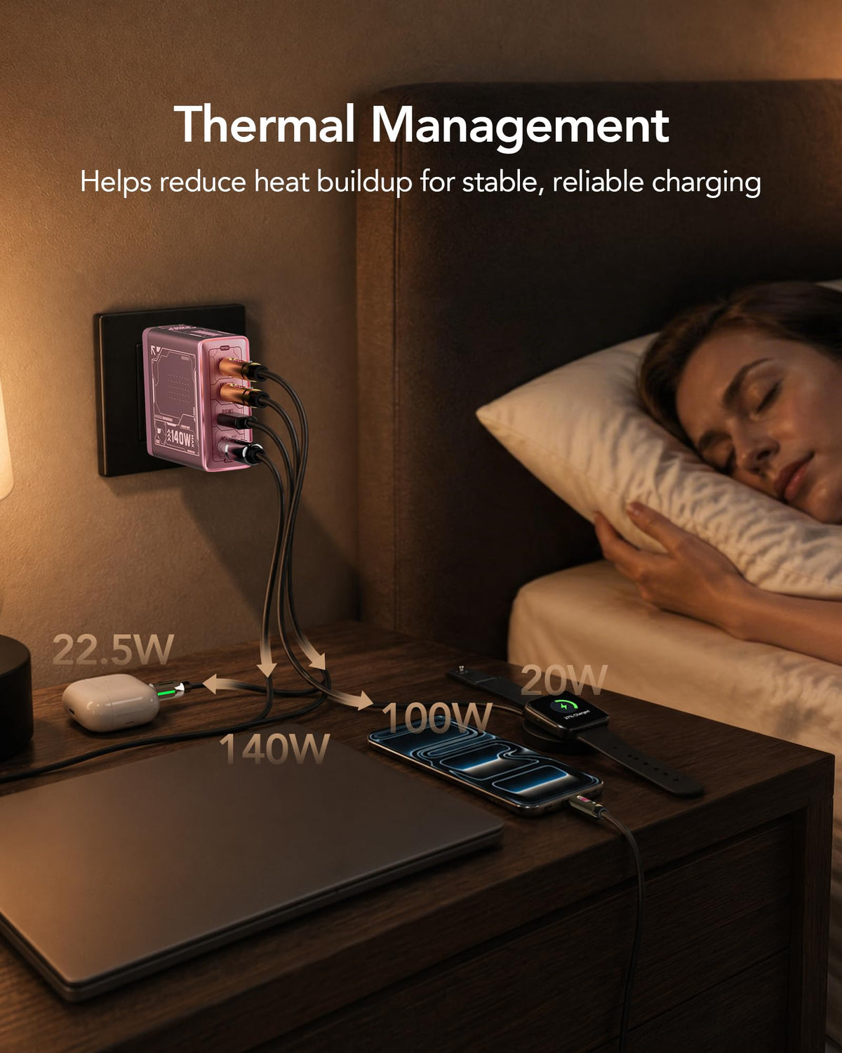 Wide compatibility with MacBook, iPad, iPhone, Galaxy and more
