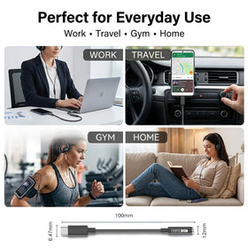 mfreeo compact adapter is travel-friendly for on-the-go calls