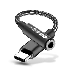 mfreeo USB-C to 3.5mm adapter with hi-res audio for crisp music playback