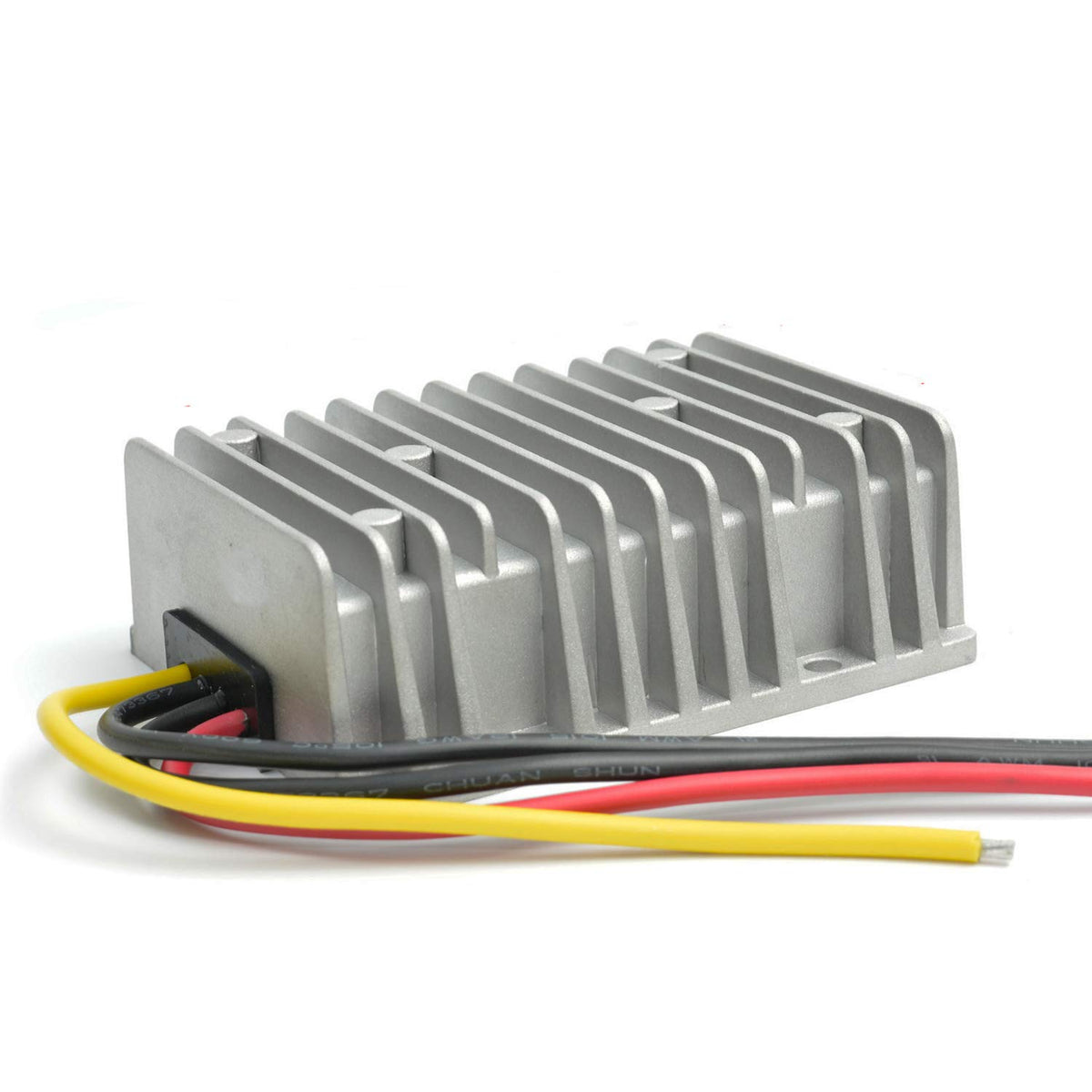 MGGi waterproof DC-DC converter in vehicle setup powering 24V devices