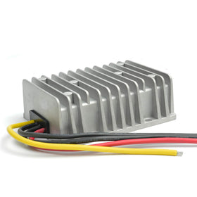 MGGi waterproof DC-DC converter in vehicle setup powering 24V devices