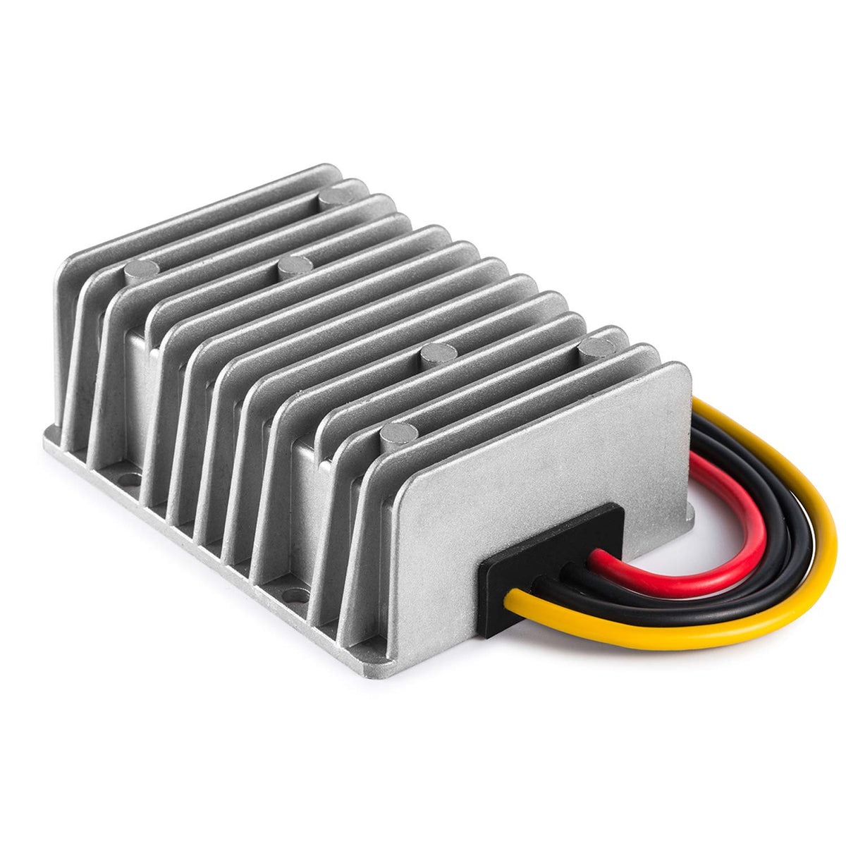 MGGi waterproof DC-DC converter front view showing rugged outdoor-ready design