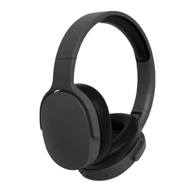 MGHOAQFRS front view showing sleek black over-ear design and comfort