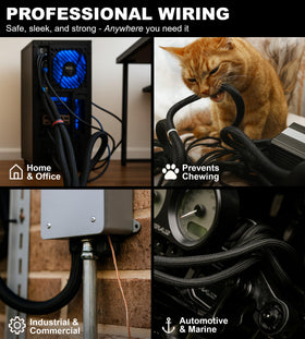 MGI SpeedWare split-sleeve design enables easy installation around existing wiring.