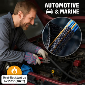 MGI SpeedWare easy-wrap split design speeds installation around complex harnesses
