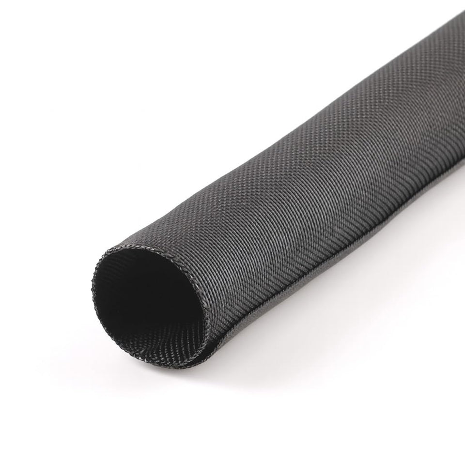 MGI SpeedWare woven mesh split-sleeve protects automotive wires during installation.