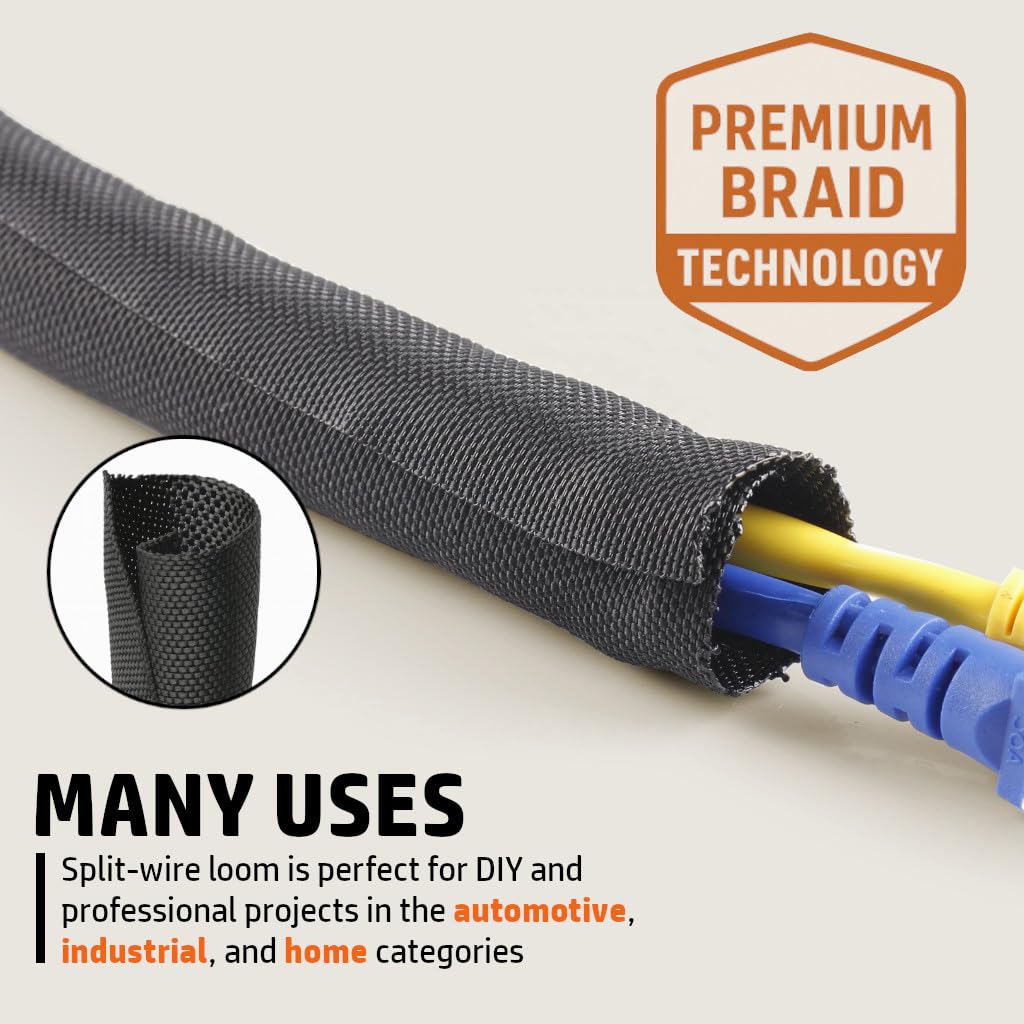 MGI SpeedWare heat resistant loom withstands engine bay heat